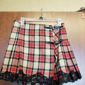 Plaid Mini Skirt